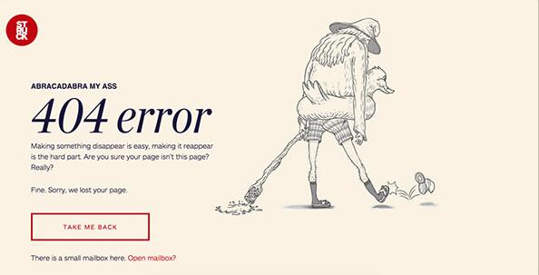 網(wǎng)站建設(shè)之創(chuàng)意的404頁面設(shè)計(jì)賞析