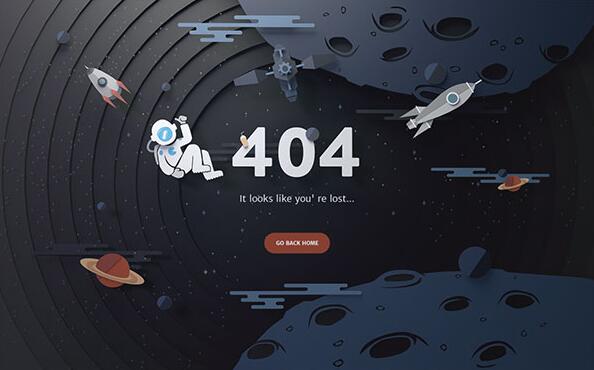 網(wǎng)站建設(shè)之創(chuàng)意的404頁面設(shè)計(jì)賞析