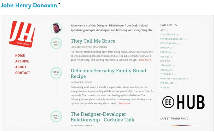 八個不同網(wǎng)站建設(shè)風格的個人網(wǎng)站案例